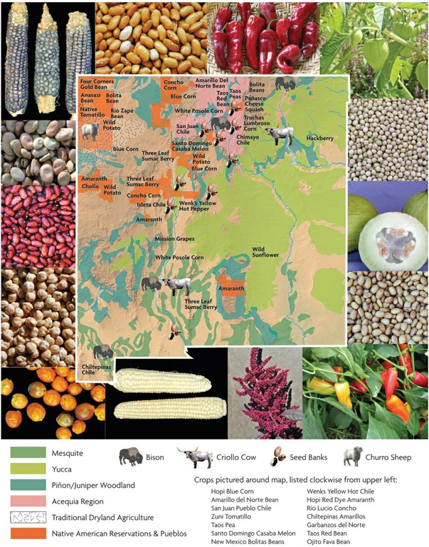 Legacy Foods and Cuisines-Biocultural Legacies Map-No Caption