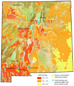 Solar Potential in NM