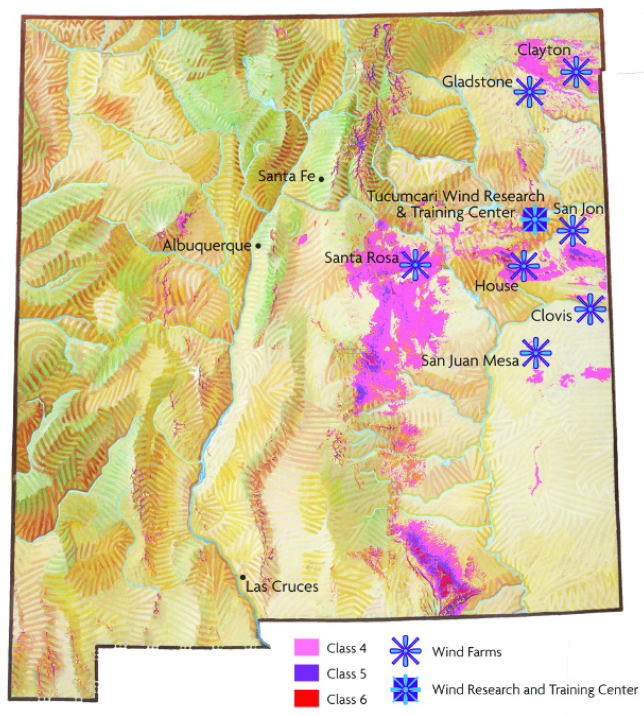 Wind Potential in New Mexico