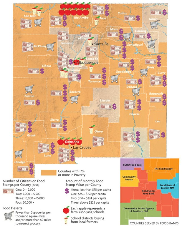 Enough Food, Healthy Food Map-No Caption